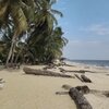 Gabon, Tropicana beach, sunbeds