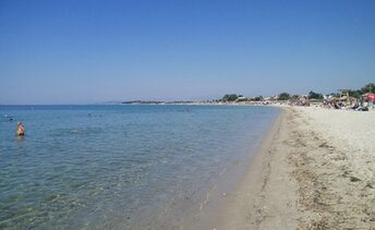 Greece, Arogi beach, water edge