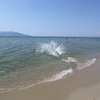 Greece, Keramoti beach, clear water