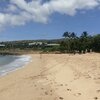 Hawaii, Lanai, Sharks Bay beach, water edge