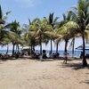 Honduras, Playa Travesia beach, cafe