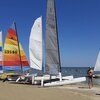 Италия, Эмилия-Романья, Пляж Червия, лодки