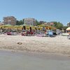 Italy, Emilia-Romagna, Gatteo A Mare beach, view from water