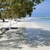 Maldives, Addu Seenu, Addu City island, beach, swings