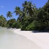 Maldives, Addu Seenu, Canareef island, beach