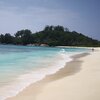 Seychelles, Mahe, Police Bay beach, water edge