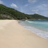 Seychelles, Mahe, Police Bay beach, wet sand