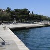 Slovenia, Zusterna beach, view from pier