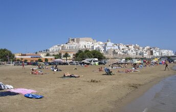 Spain, Valencia, Peniscola south beach