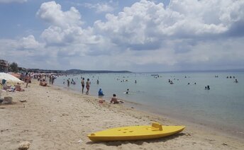 Turkey, Erikli beach, kayak