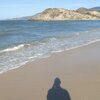 Venezuela, Margarita, Playa Caribe beach, wet sand