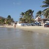 Venezuela, Margarita, Playa La Galera beach, view from water