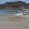 Venezuela, Margarita, Playa La Galera beach, wet sand