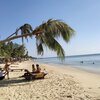 Vietnam, Phu Quoc, Ba Keo beach, hanging palm