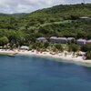 Antigua, Galleon beach, aerial view