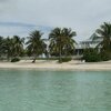 Bahamas, Berry Islands, Chub Cay beach, view from water