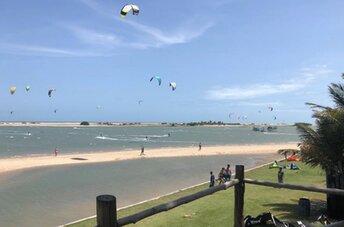 Brazil, Kite Lagoon beach