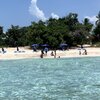 Cuba, Varadero City beach, view from water