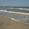 Egypt, Port Said beach, water edge