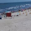 Egypt, Ras El-Bar beach, view from above