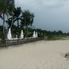 Equatorial Guinea, Playa La Ferme beach, cafe