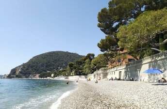 France, French Riviera, Eze beach