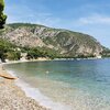 France, French Riviera, Eze beach, view to east