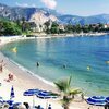 France, French Riviera, Fourmis beach, view from south