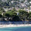 France, French Riviera, Fourmis beach, view from water