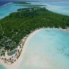 French Polynesia, Tetiaroa, Motu Onetahi, aerial view