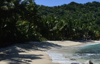 Honduras, Punta Sal beach, view from south