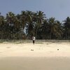 India, Karnataka, Padukere beach, view from water