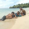 Indonesia, Sumbawa, Poja beach, water edge
