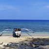 Indonesia, Sumbawa, Safana beach, boat