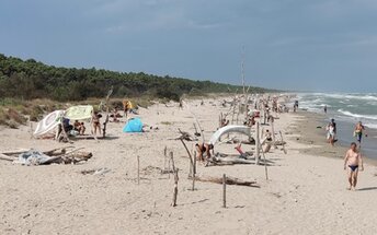 Italy, Emilia-Romagna, Lido di Classe beach