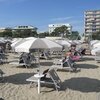 Italy, Emilia-Romagna, Lido di Classe beach, buildings