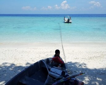 Malaysia, Lang Tengah, Dewati beach