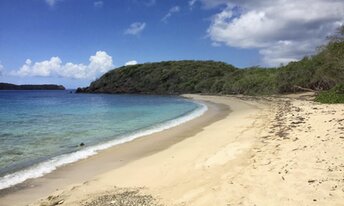 Puerto Rico, Culebra, Playa Tamarindo Grande beach, sand