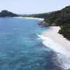 Seychelles, Mahe, Anse Petit Boileau beach, view from above