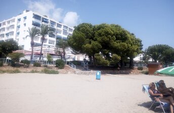 Spain, Valencia, Platja de les Fonts beach