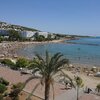 Spain, Valencia, Platja de les Fonts beach, promenade