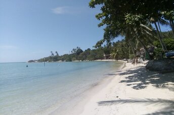 Thailand, Phangan, Beck's beach, view to north