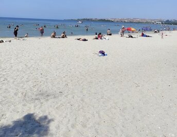 Turkey, Menekse beach, sand