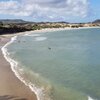 Venezuela, Margarita, Playa La Pared beach, view from east