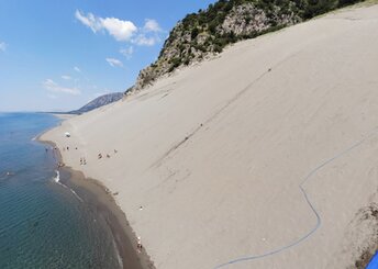 Albania, Thrown Sand beach