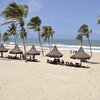 Brazil, Paracambuca beach, tiki huts