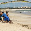 Brazil, Pecem beach, view to west