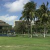 China, Hainan, Wanning, Shenzhou beach, pool & palms