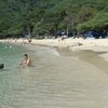 Colombia, Santa Marta, Tayrona National Park, Playa Cristal beach, swim