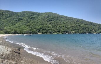 Colombia, Santa Marta, Tayrona National Park, Playa Gairaca beach